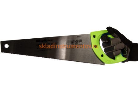 Ножовка по дереву для точных пильных работ, 350 ммкал, зуб 2D, 14 СИБРТЕХ Зубец 23826