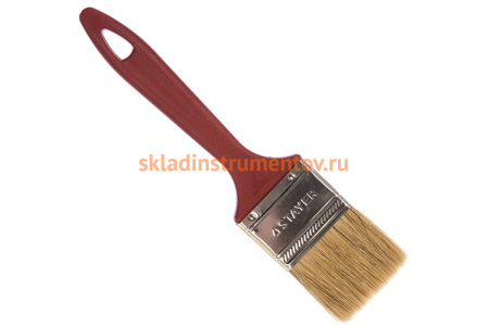 Плоская кисть STAYER UNIVERSAL-MASTER светлая натуральная щетина 50мм 0107-50_z01