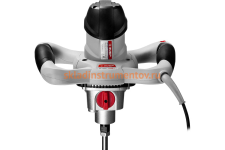 Строительный двухскоростной миксер ЗУБР 1200 Вт ЗМР-1200Э-1