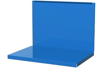 Полка/стенка для бестумбового и двухтумбового верстака, синяя FERRUM 01.500-5015
