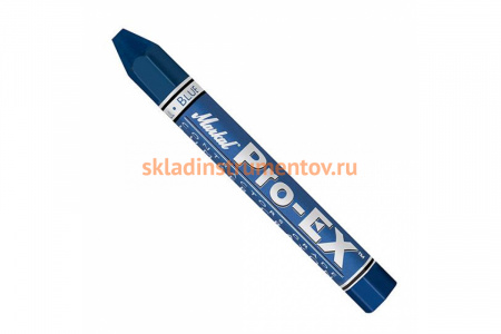 Восковой строительный мелок Markal Pro-EX универсальный, синий 80385