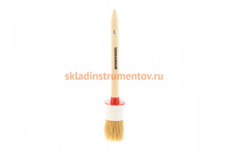 Круглая кисть SANTOOL №10 40 мм с деревянной ручкой 010115-010