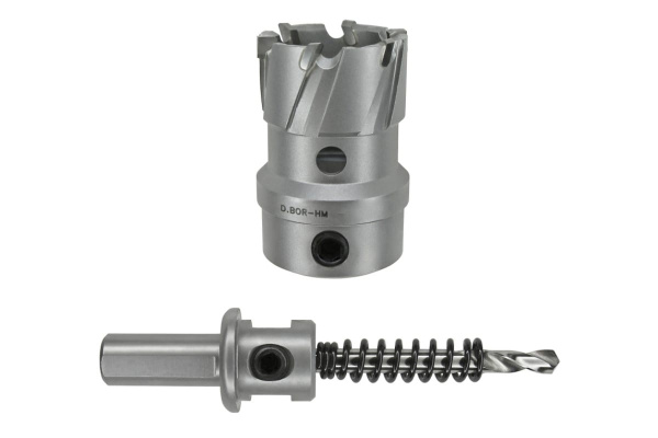 Коронка по металлу HM (60х28 мм; хвостовик 13 мм; комплект) D.BOR HS-HM-28-060-T