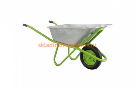 Одноколесная строительная тачка СИБРТЕХ облегченная, объем 90 л., 170 кг 689635