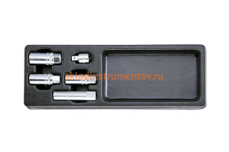 Набор головок свечных 1/2", 3/8", 5 шт. AIST 0-4702105 00-00017679