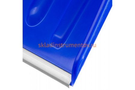 Автомобильная снеговая лопата, пластиковая с алюминиевой планкой, алюминиевый черенок V-ручка, 280 мм. СИБИН АВТО-28 421850