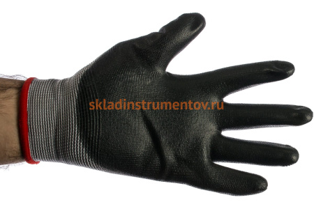 Перчатки для точных работ с полиуретановым покрытием Зубр МАСТЕР размер S/7 11275-S