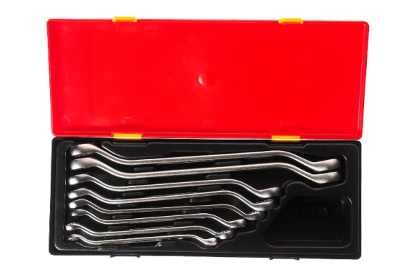 Набор накидных ключей 8-24мм 45град. в кейсе 8шт JTC-K6082