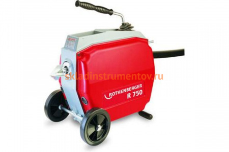Переносная электрическая машина для чистки труб 900Вт Rothenberger R750 72910