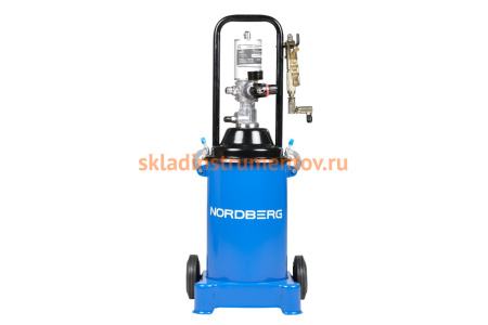 Пневматическая установка для раздачи густой смазки NORDBERG с баком 12 л NO5012