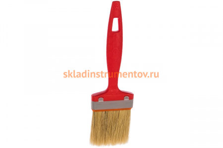 Плоская кисть для всех видов ЛКМ, пластмассовая ручка, 2.5"/63мм ЗУБР СТАНДАРТ УНИВЕРСАЛ 01015-063