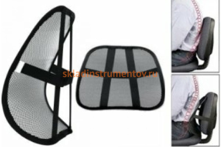 Анатомическая поддержка спины (черная) Airline ASC-BS-18