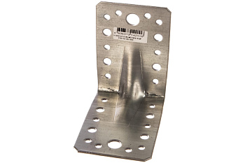 Крепежный угол Зубр МАСТЕР усиленный 65х90х90мм 1шт 310116-65-090