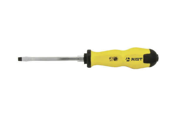 Шлицевая плоская отвертка AIST SL10 200мм ударная под ключ 8112200100 00-00006490