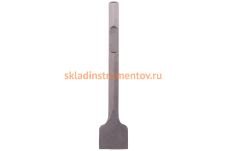 Зубило "ЭКСПЕРТ" лопаточное для отбойных молотков и бетоноломов (80х400 мм; шестигранник 28 мм) Зубр 29378-80-400