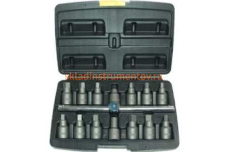 Набор квадратов головок для сливных масляных пробок AIST 1/2”, 15 предметов 67316020 00-00010962