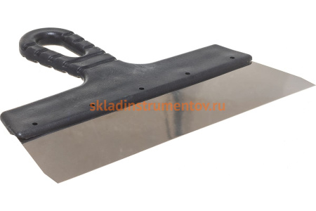 Шпатель, нержавеющая cталь, пластиковая рукоятка 250мм Вихрь 73/3/2/21