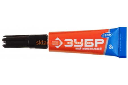 Клей-гель моментальный (3 г) Зубр 41910
