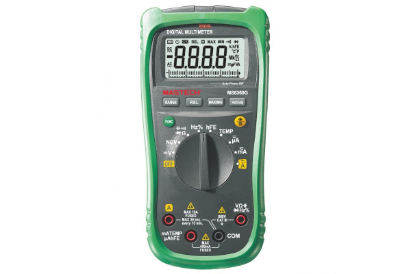 Цифровой автоматический мультиметр с датчиком бесконтактного обнаружения Mastech MS8360G AC 00-00000280