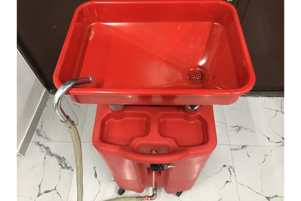 Установка с воронкой для слива отработанного масла WIEDERKRAFT WDK-89026