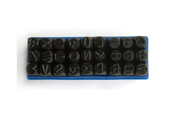 Клейма SDW TOOLS буквенные, №10, латинский шрифт sb10010