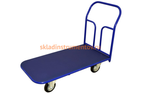 Тележка RUSKLAD платформенная с резиновым покрытием ТПР 9 (500x1000) d160мм Тележка RUSKLAD платформенная с резиновым покрытием ТПР 9 (500x1000) d160мм