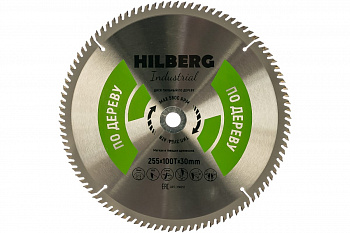 Диск пильный  Industrial Дерево (255x30 мм; 100Т) Hilberg HW257