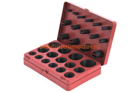 Набор резиновых уплотнительных прокладок СИБРТЕХ D 7 - 53 мм 406 предметов 47597