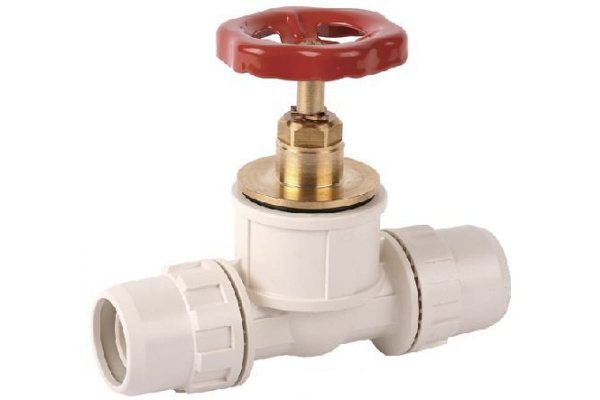 Кран для трубопроводов "ШиреФит" 26 мм Зубр 51571-26