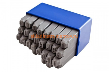 Буквенные клейма №12 (сталь) GRIFF g111032