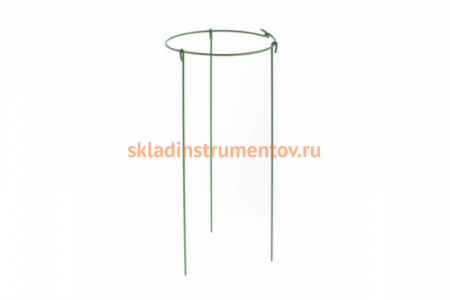Круглая опора для растений d28 h45, 3шт./упак, металл в пластике // PALISAD 644075