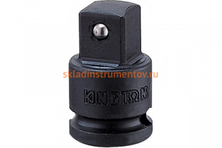 Переходник с шариковым фиксатором 3/8">1/2" KING TONY 3864P