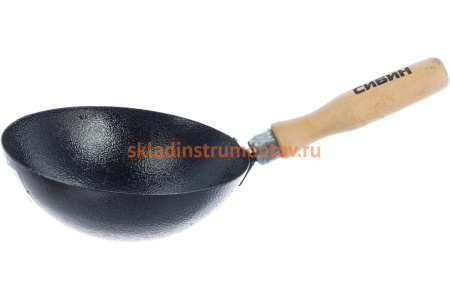 Штукатурный ковш с деревянной ручкой СИБИН 08245