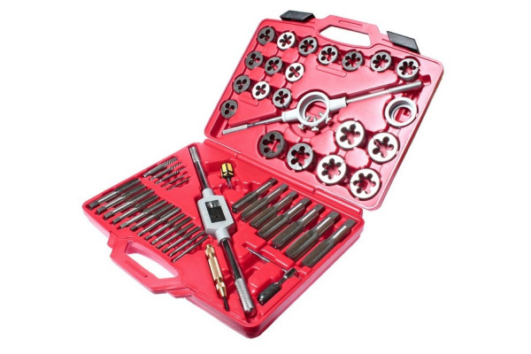 Набор метчиков и плашек, 51 предмет JTC-5214