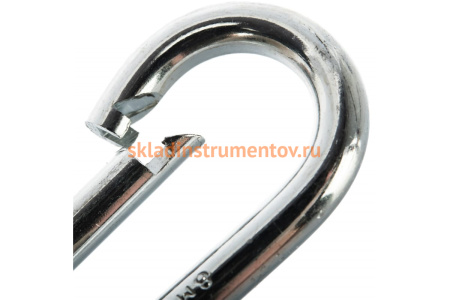 Карабин оцинкованный DIN 5299С 25 шт. (8 мм; ТФ5) Зубр 4-304545-08