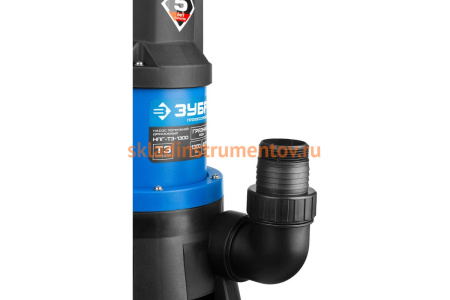 Дренажный насос ЗУБР Профессионал 1300 Вт для грязной воды НПГ-Т3-1300