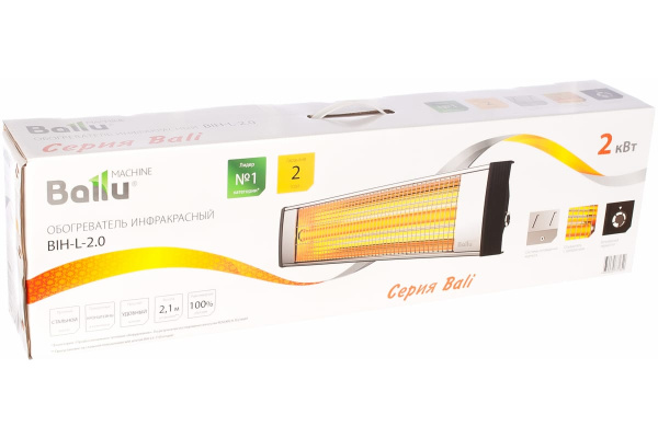 Инфракрасный обогреватель Ballu BIH-L-2.0 с терморегулятором