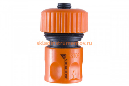 Коннектор с аквастопом 3/4" Archimedes 90986