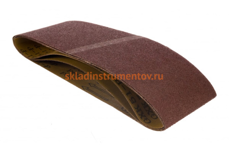 Лента бесконечная (3 шт; 100x610 мм; P60) для ленточных шлифовальных машин Biber 70372 тов-173661