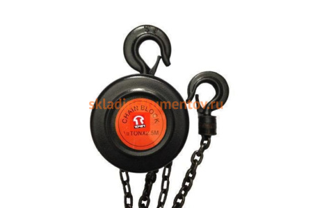 Цепная блочная лебёдка на 0,5т. Hmax 2,5m TORIN TRC9005