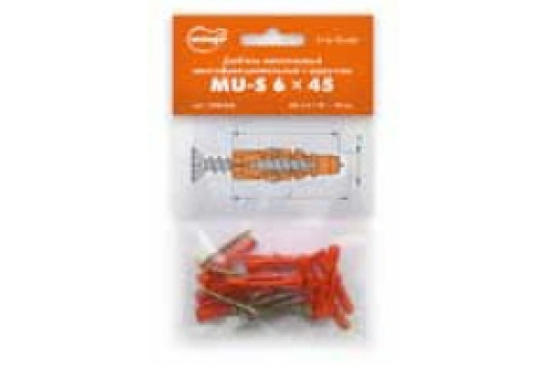 Нейлоновый дюбель c шурупом 6х35 Mungo MU-S 10 шт. 1380087B