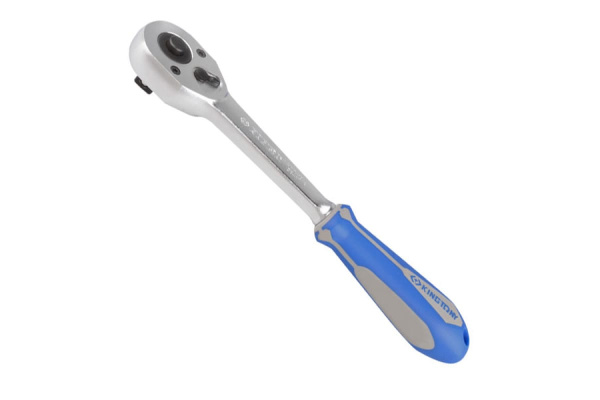 Флажковая трещотка с кнопкой 1/2", 250мм, 32 зубца KING TONY 4771-10GR