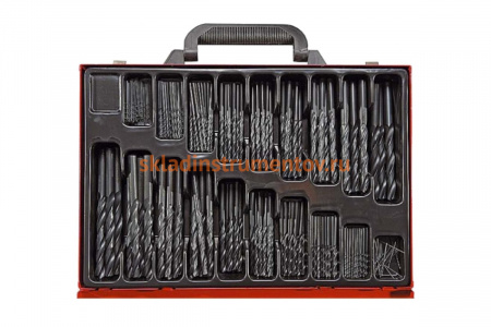 Набор сверл «ТЕХНИК» (170 шт; Р4М2; В1) по металлу Зубр 4-29605-H170-M