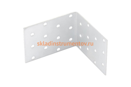 Крепежный равносторонний уголок СИБРТЕХ 2,0 мм, KUR 40x40x100 мм P 46418