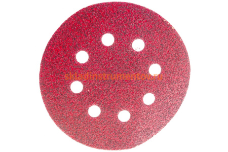 Круг шлифовальный на липучке универсальный (125 мм; Р40; 8 отверстий) KLINGSPOR 270664