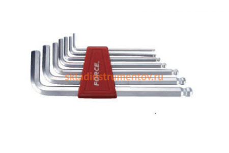 Набор средних с шаром Г-образных шестигранников 7 предметов FORCE 5072LB