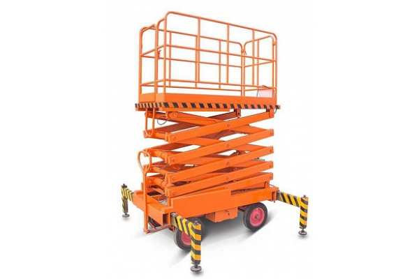 Ножничный передвижной подъемник TOR SJY-0,5-14AC 500 кг 14 м от сети 1017002 Ножничный передвижной подъемник TOR SJY-0,5-14AC 500 кг 14 м от сети 1017002