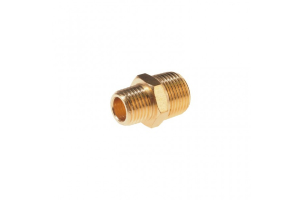 Соединитель резьбовой наружная резьба 3/8х1/4 ROCKFORCE RF-MM06/04