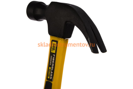 Молоток-гвоздодер с фибергласовой рукояткой STAYER Fiberglass 560 г 2026-560_z01