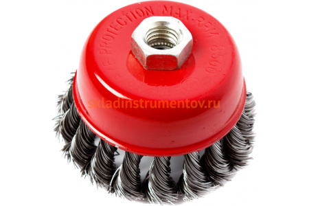 Кордщетка чашеобразная витая (90 мм; М14) для МШУ REDVERG 6623603